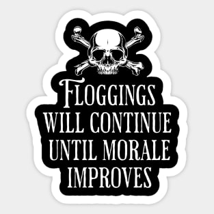 Floggings Sticker